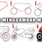 Kumpulan Sketsa Motor Yang Mudah Untuk Di Gambar