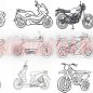 Kumpulan Sketsa Motor Yang Mudah Untuk Di Gambar