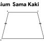 Rumus Titik Berat Trapesium Sama Kaki dan Contoh Soal