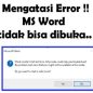 Cara Mengatasi Microsoft Word Tidak Bisa Dibuka di Windows: Solusi yang Tepat