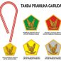 Bentuk, Warna Logo atau Tanda Medali Pramuka Garuda