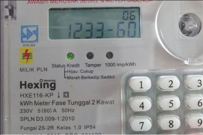 Harga token listrik 900 watt